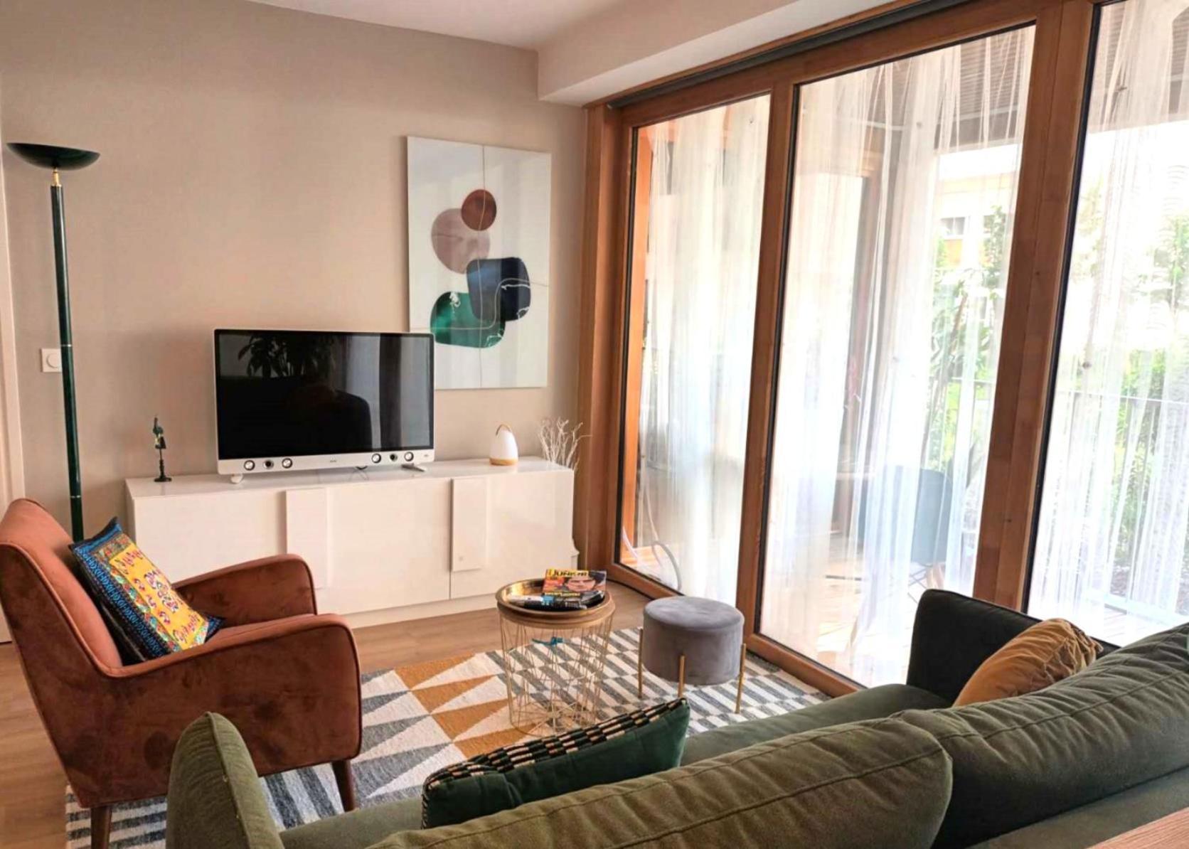 Saint Jean Gare Bel T3 Appartement Free Parking Bordeaux Exteriör bild